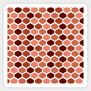 Mid Century Modern Honeycomb Sticker